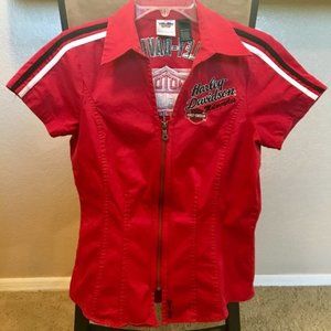 Great Harley-Davidson Zip Shop Shirt Sexy